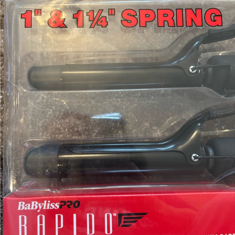BaByliss Professional Rápido Nano Titanium Spring Curling Iron Barrel Set of 2